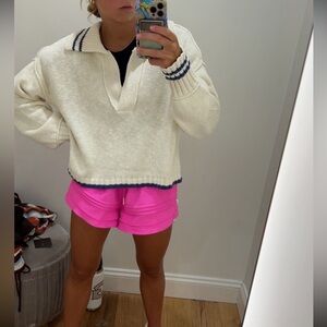 South moon under polo stripe sweater